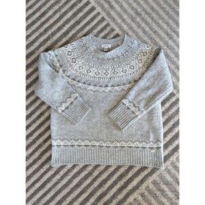 Calvin Klein Knit Gray Wool Blend Sweater M